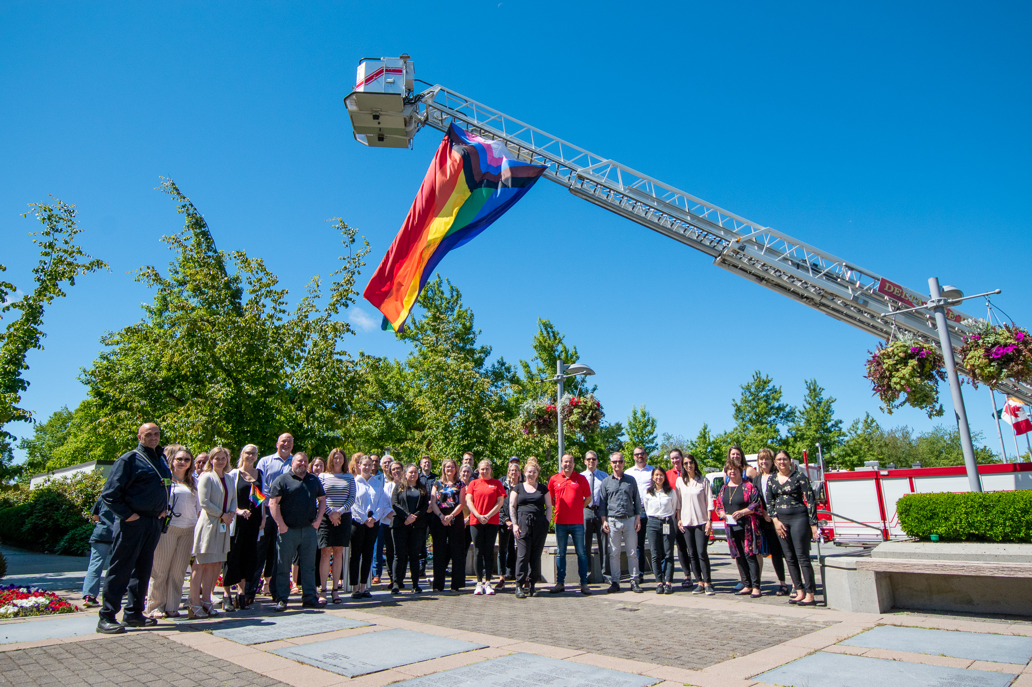 A new Progress Pride Flag is being... - Delta BC Council