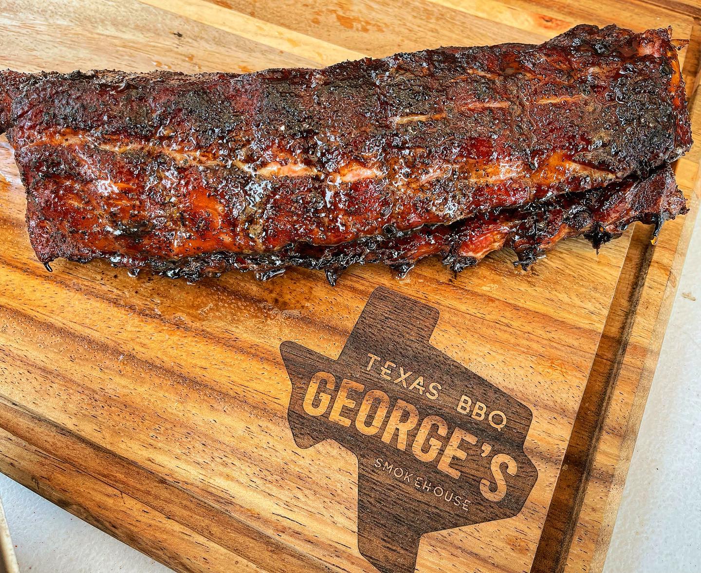 George's BBQ - BBQ Ribs Texas Style 🔥🍖🇺🇸 . #GeorgesBbq... | Facebook
