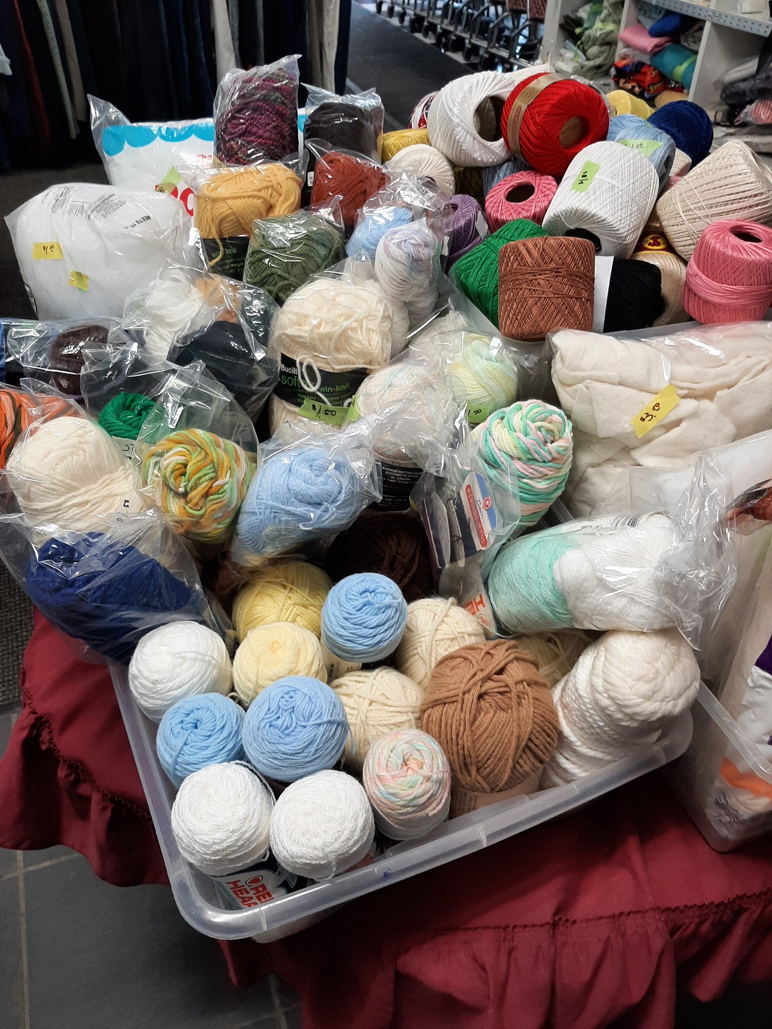 What tools to create a tornado effect on cotton?