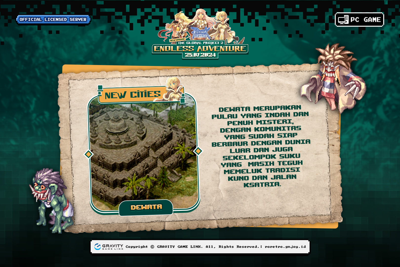 Ragnarok Retro - 📣 Kota Dewata Hadir di: Update Global...