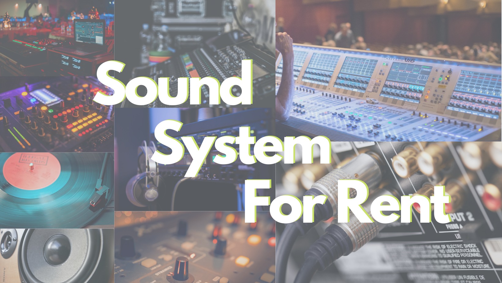 Sound System For Rent | Facebook