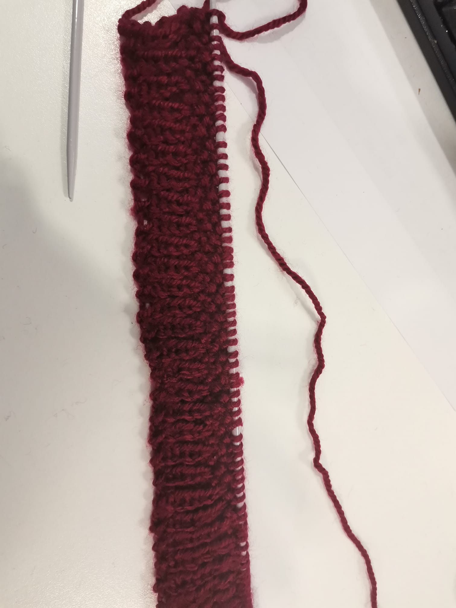 Knit one, purl one pattern explanation needed