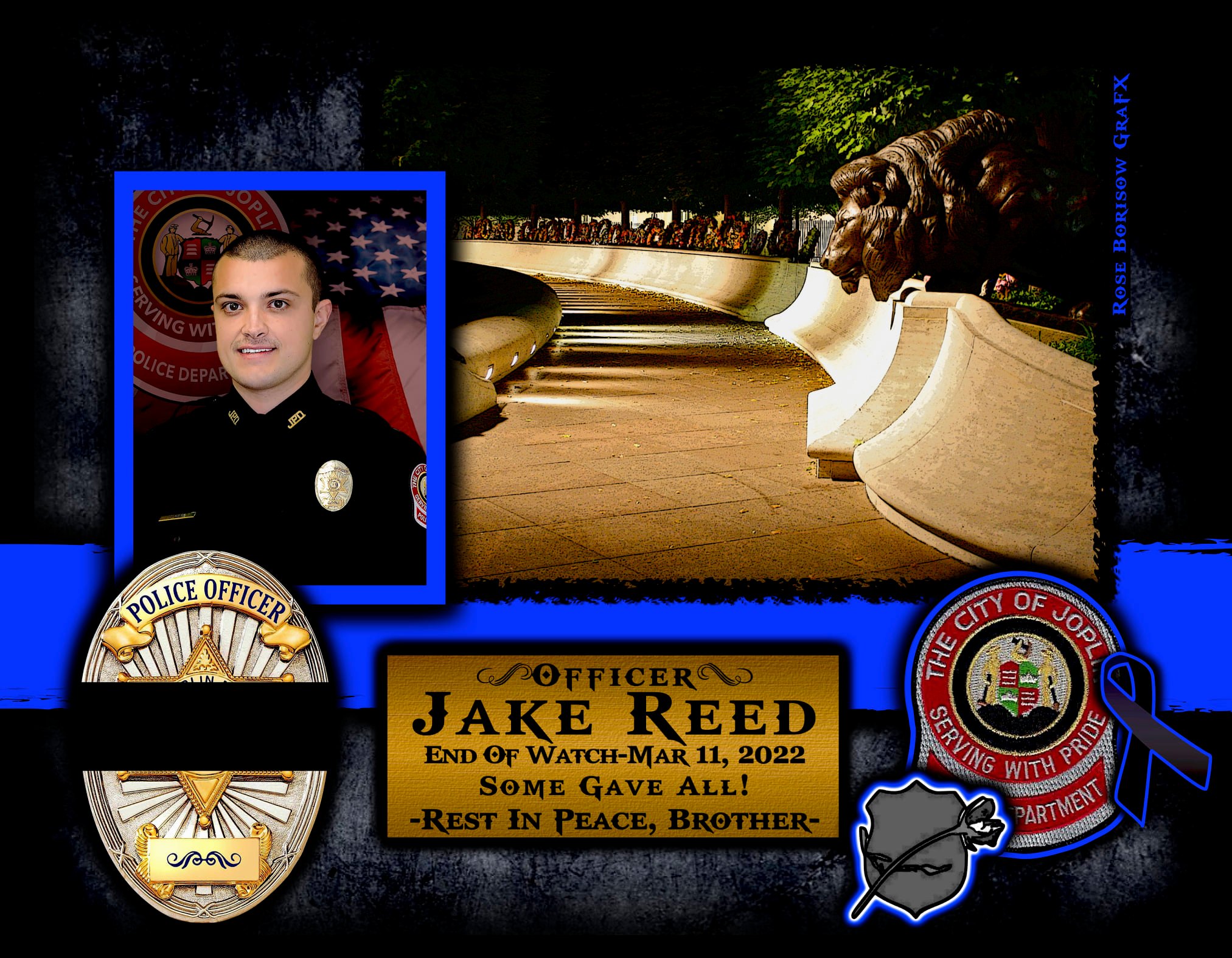 Rest In Peace, Officer Reed.....we... - Rose Borisow GraFX | Facebook