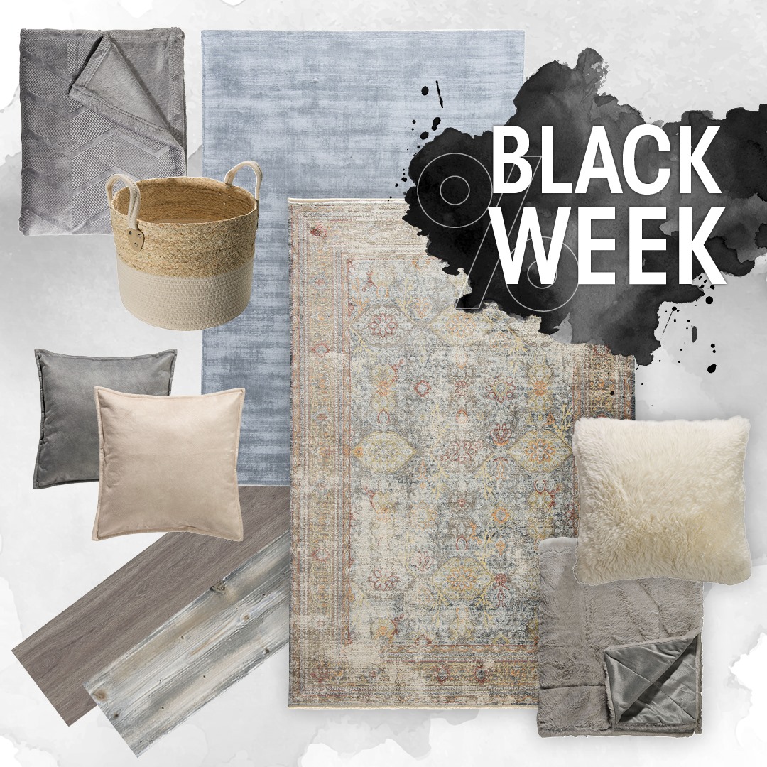 🖤 BLACK WEEK 🖤 Schnäppchenjäger aufgepasst: Vom 21. bis zum 28. November haben wir im Rahmen unserer Black Week einige Produkte stark reduziert! Shop the Look 🖤: Teppich SANGUIS: 70€ statt 193,99€