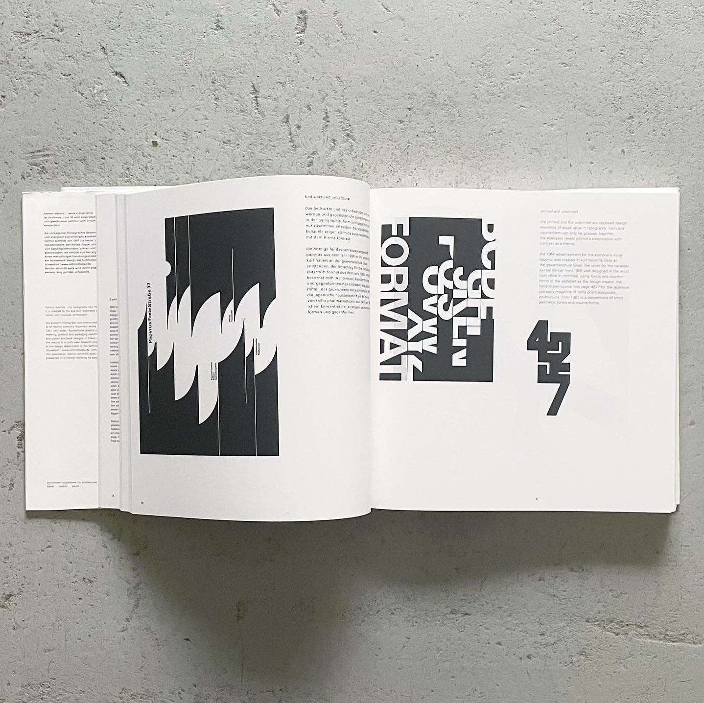 helmut schmid: gestaltung ist haltung / design is attitude タイポ