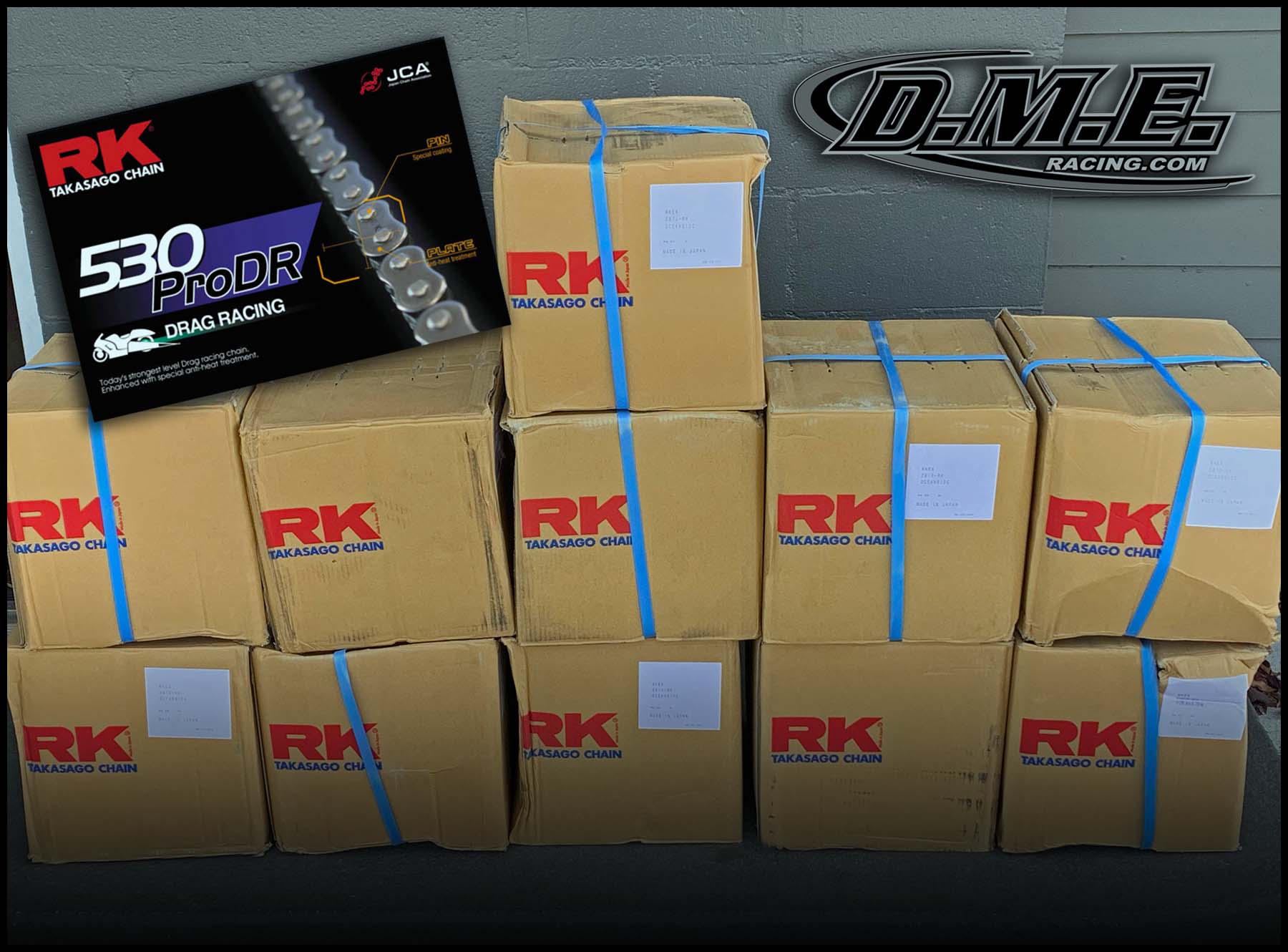 DME Racing - 🔥 RK 530 ProDR Drag Racing Motorcycle Chain is back in ...