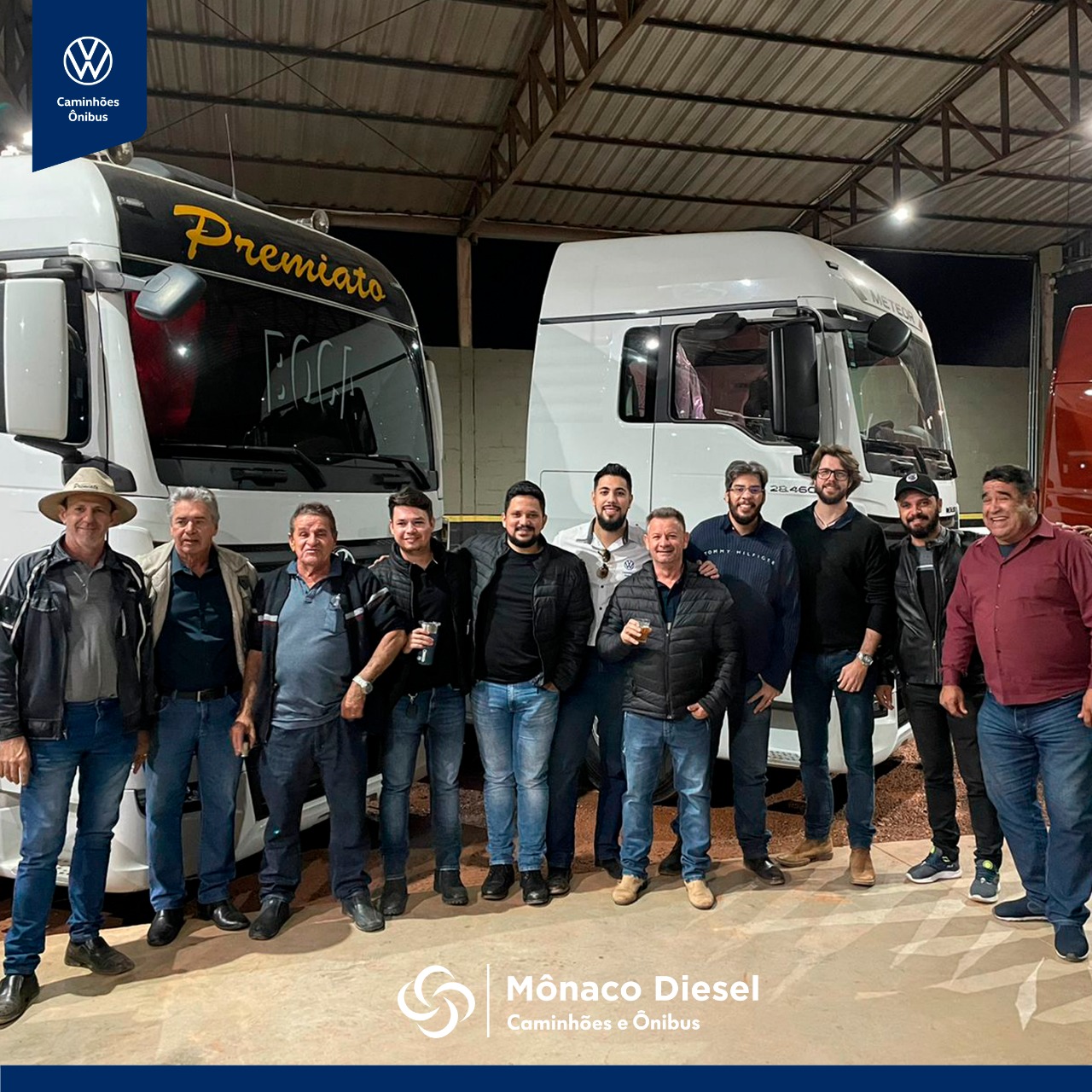 Mônaco Diesel - A equipe Mônaco Diesel realizou uma ação...