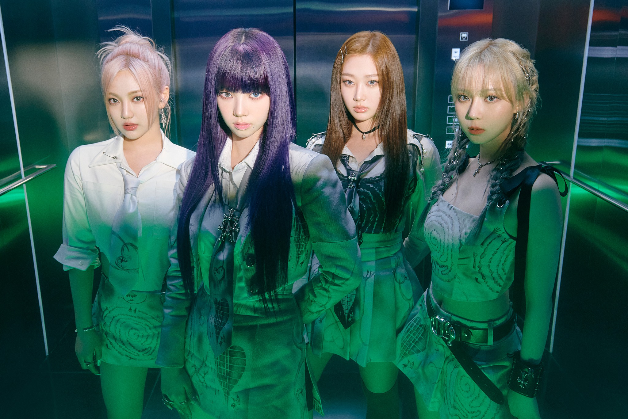 aespa カリナ girls kms ver2 ver3 aespa 에스파 'Girls' Teaser aespa 에스파 The 2nd Mini Album