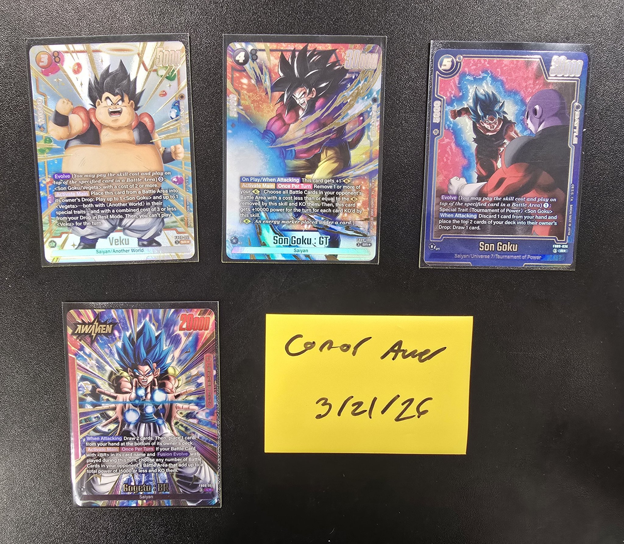 Son Goku MM5-SEC P Super Dragon Ball Heroes Meteor Mission Card