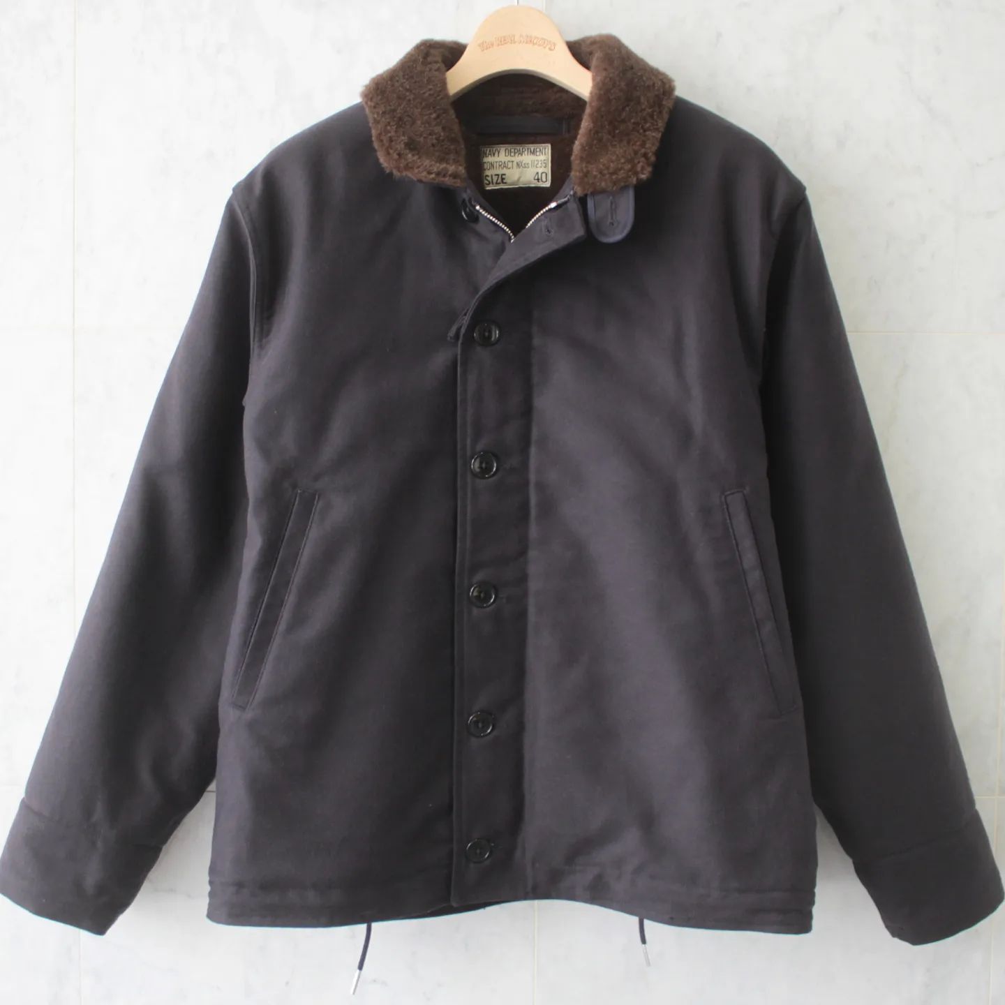 リアルマッコイズ名古屋 定番N-1 DECK JACKET NAVY (ステンシル無し)が 