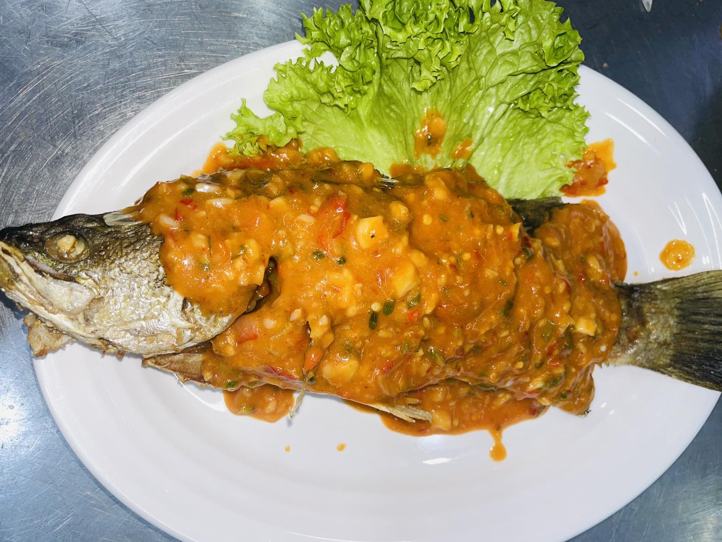Bangkok Station - Ikan Siakap masak LIMA rasa. Nak tau...