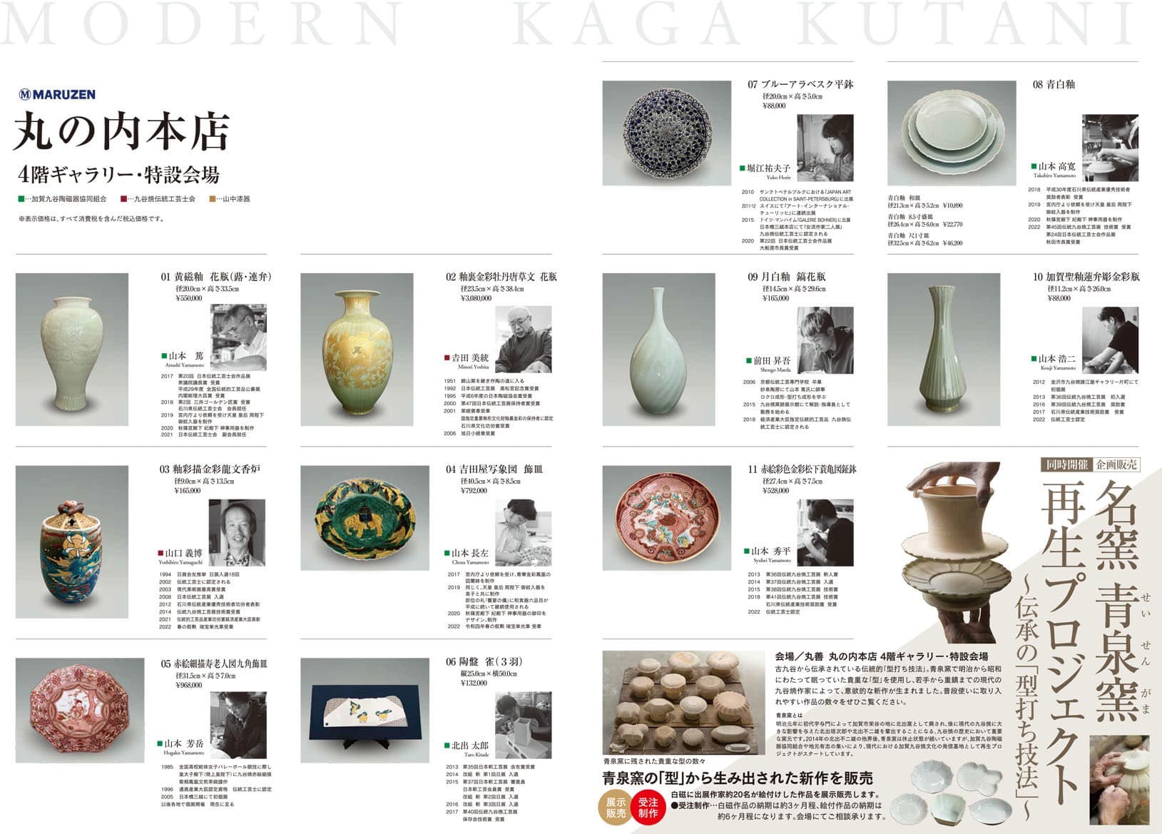 九谷焼 (山中 国盛)日展作家 美術品・アンティーク・コレクション