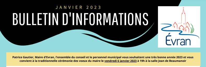 📣 Le bulletin municipal du... - EVRAN, commune de Bretagne | Facebook