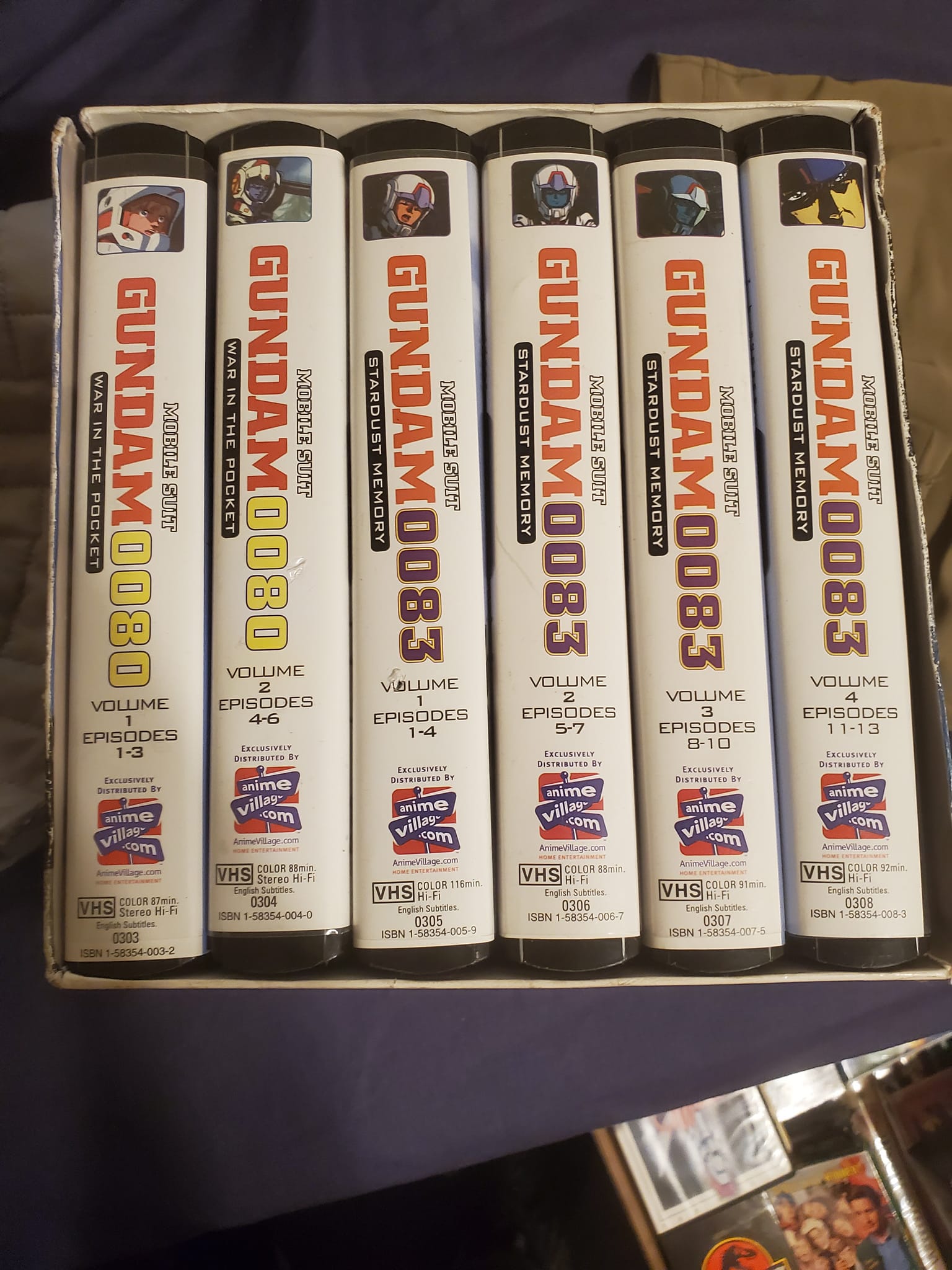 Got the complete set of War in the Pocket and Stardust Memory on 