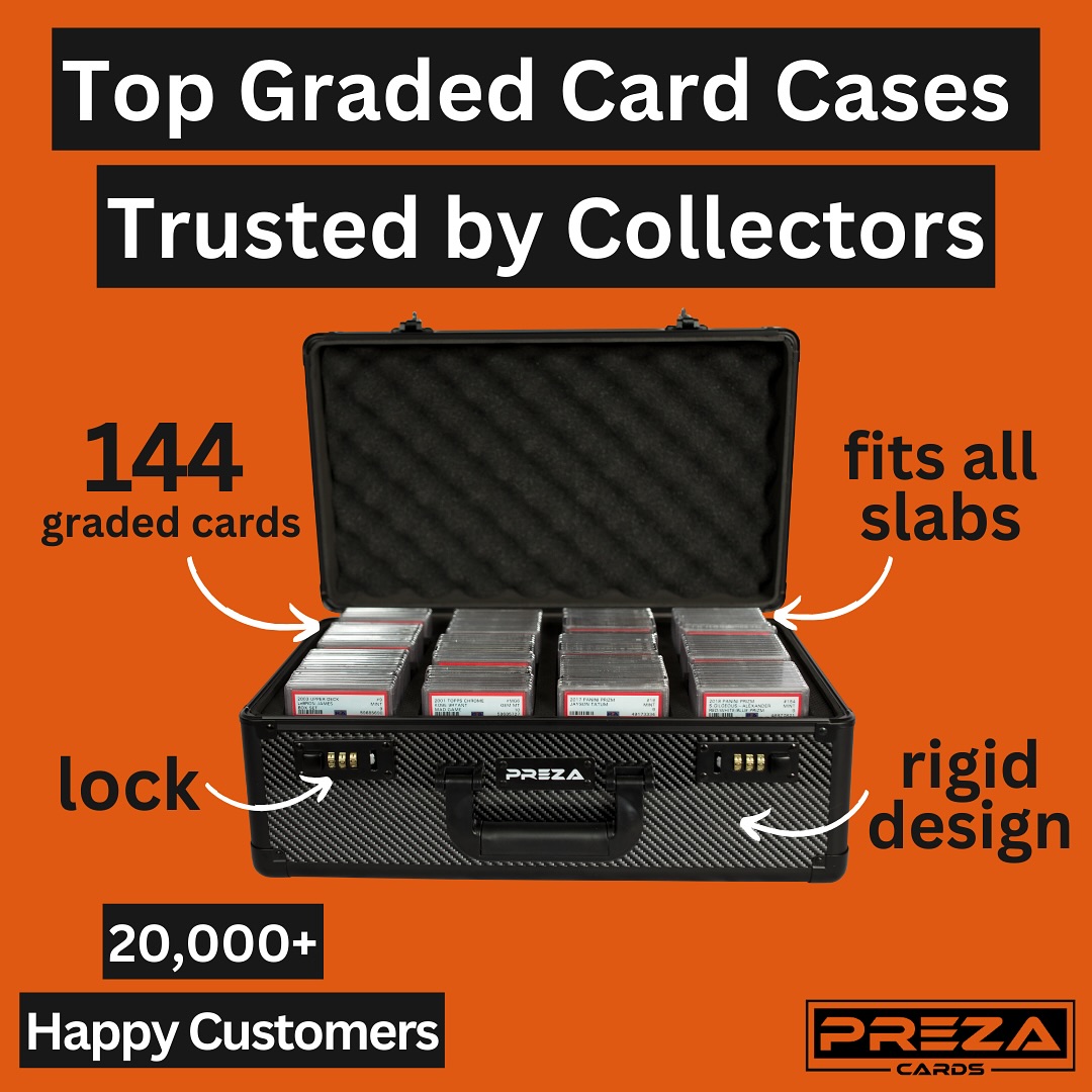 preza graded card storage box Case (Carbon Fiber 20 cm in depth Preza Cards (@prezacards)  Facebook