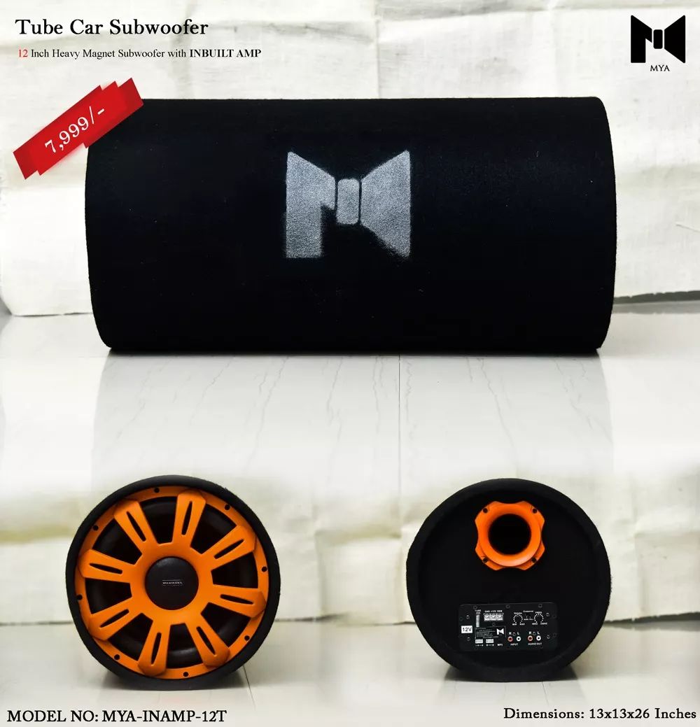MYA Acoustics - Mya Premium car tube subwoofer with... | Facebook