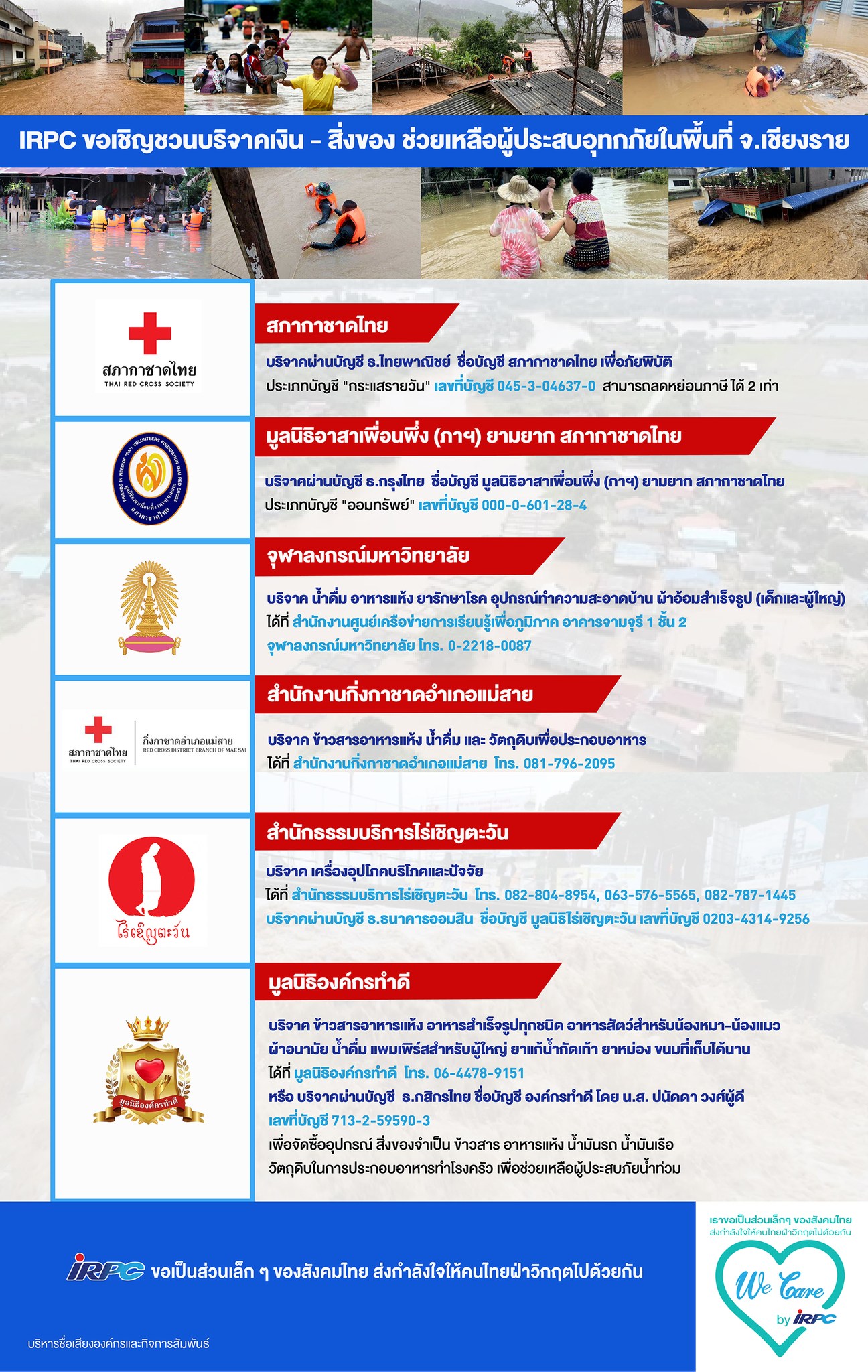 IRPC ขอเชิญชวนบริจาคเงิน -... - IRPC Public Company Limited | Facebook