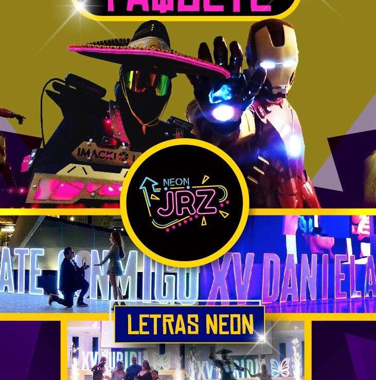 Neon Jrz - Renta de Letras Gigantes Neon & Robots Led | Ciudad Juárez