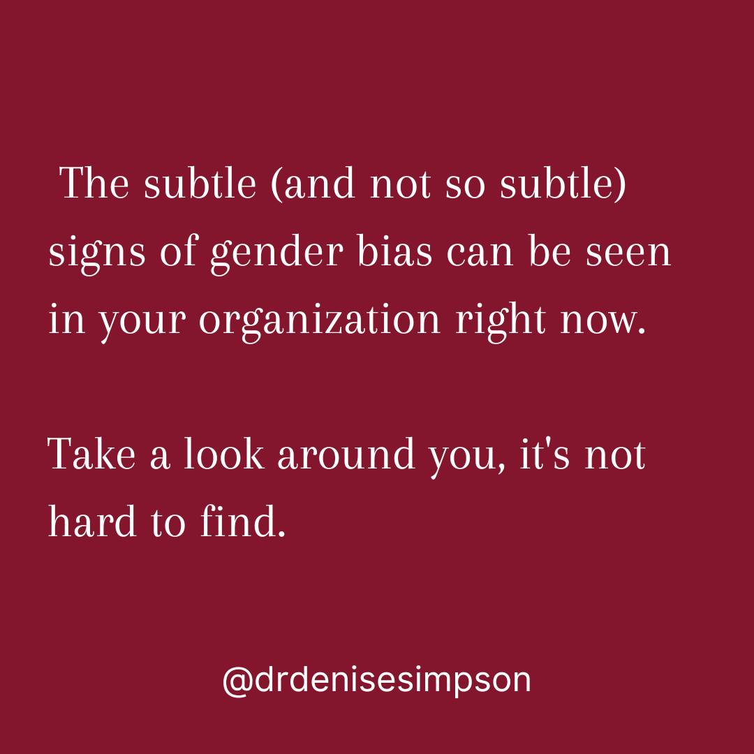 The subtle (and not so subtle) signs... - Dr. Denise Simpson