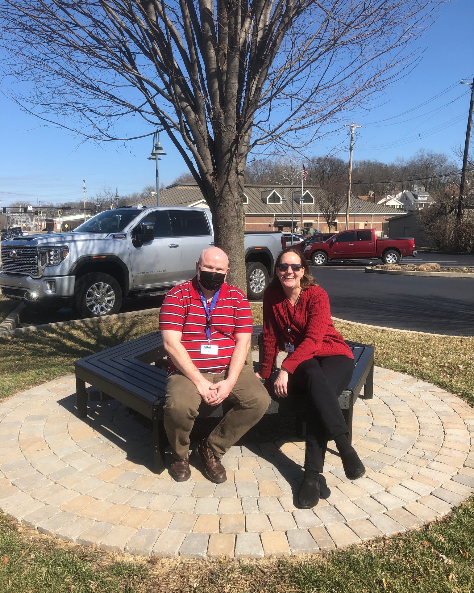 We have a new bench!... - Franklin-Springboro Public Library | Facebook