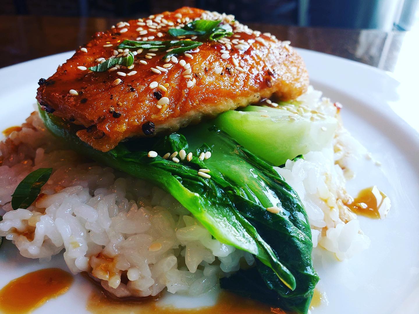 The Mooring - SEARED FAROE ISLAND SALMON: warm sushi rice,... | Facebook