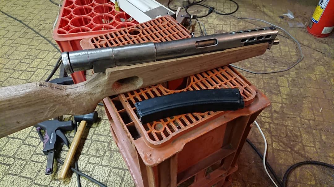試製2型機関短銃の部品たち。 もうすぐ撃てるよ。 製品化はもう少し