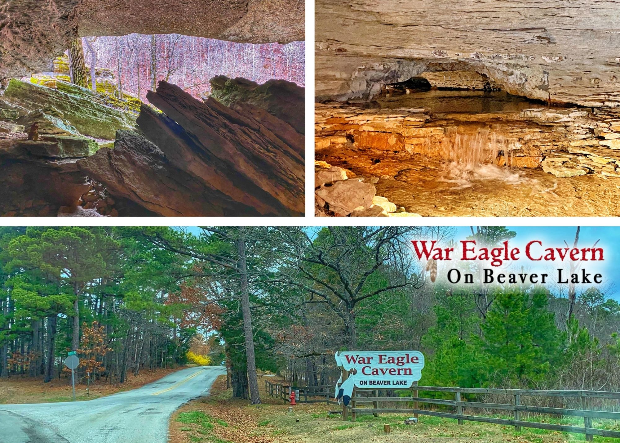 War Eagle Cavern on Beaver Lake - Home