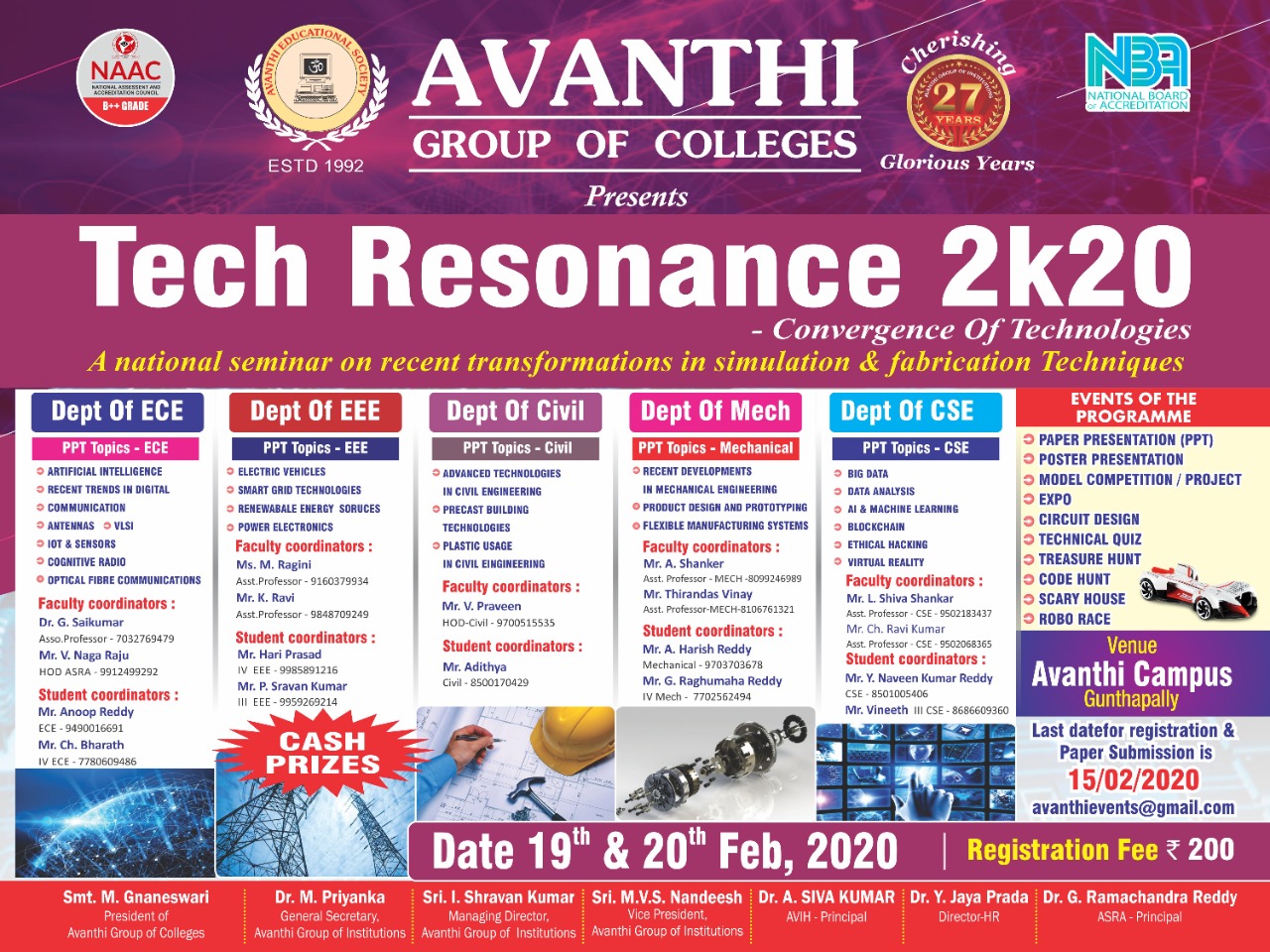 Avanthi Institute Of Engineering & Technology