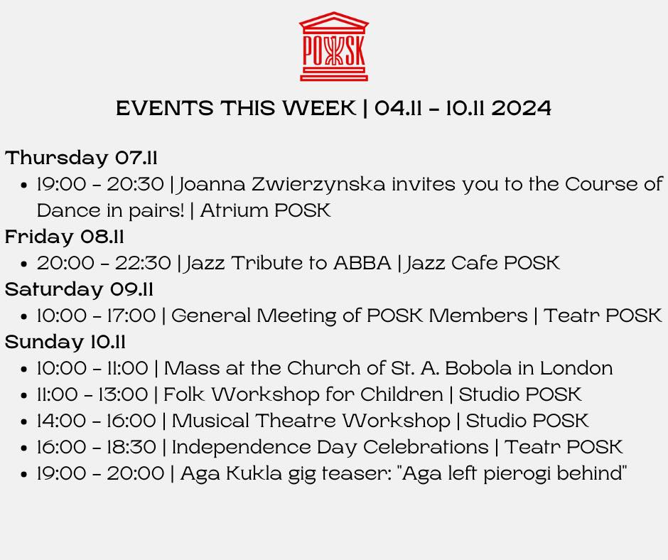 POSK Events | London