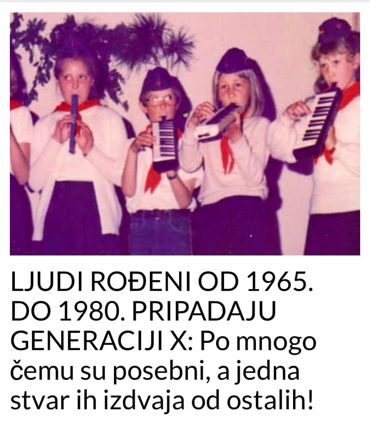 Josipa Šimić - LJUDI ROĐENI OD 1965. DO 1980. PRIPADAJU GENERACIJI X ...