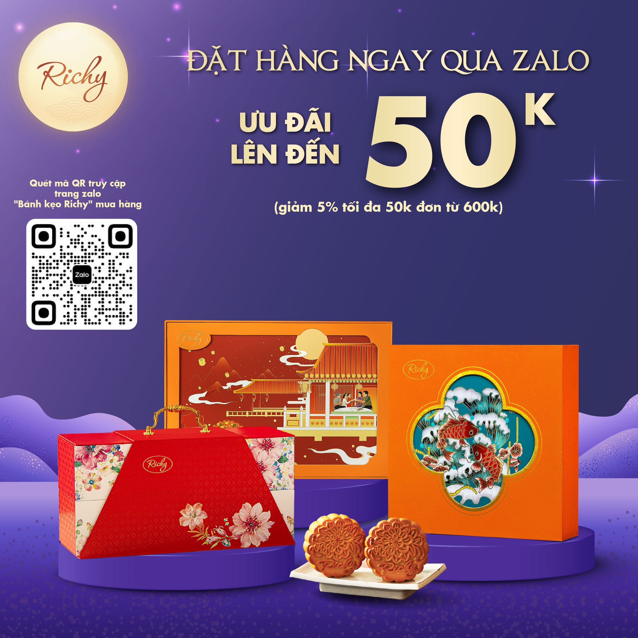 Bánh Trung Thu Richy Chính hãng