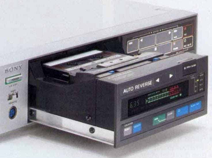 SONY カセットデッキ TC-V7 再生可 昭和レトロ Sony TC-V7 Stereo Cassette Deck (1983-85)