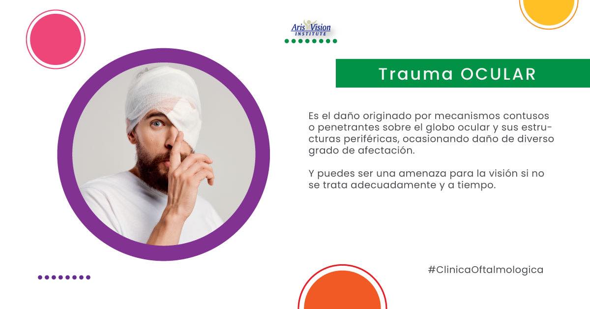 #losojos 👀 📍Un trauma ocular describe... - Aris Vision CDMX