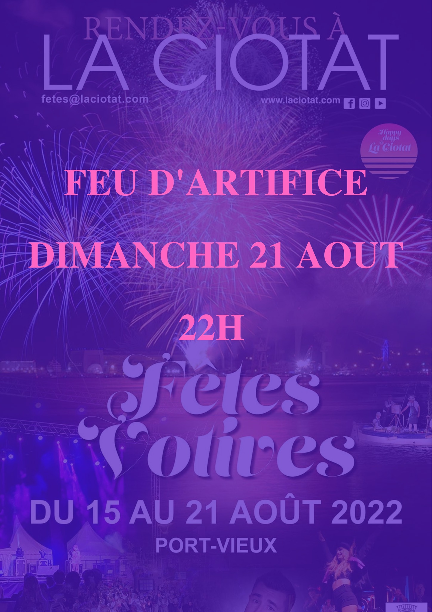 Feu D Artifice La Ciotat 14 Juillet 2022