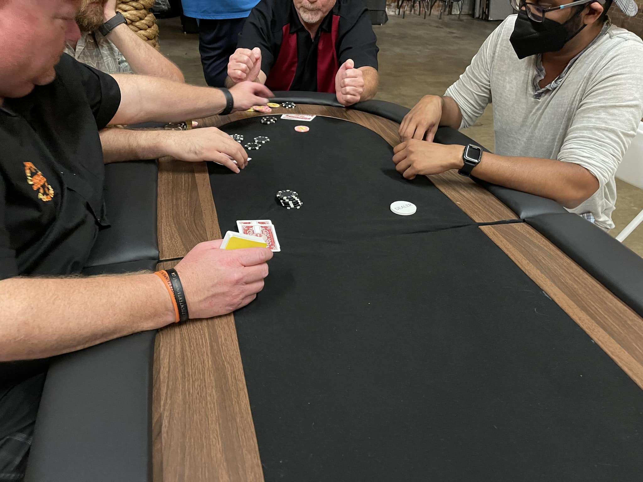 THE FINAL TABLE HAS BEEN... - The Rope Factory Event Hall