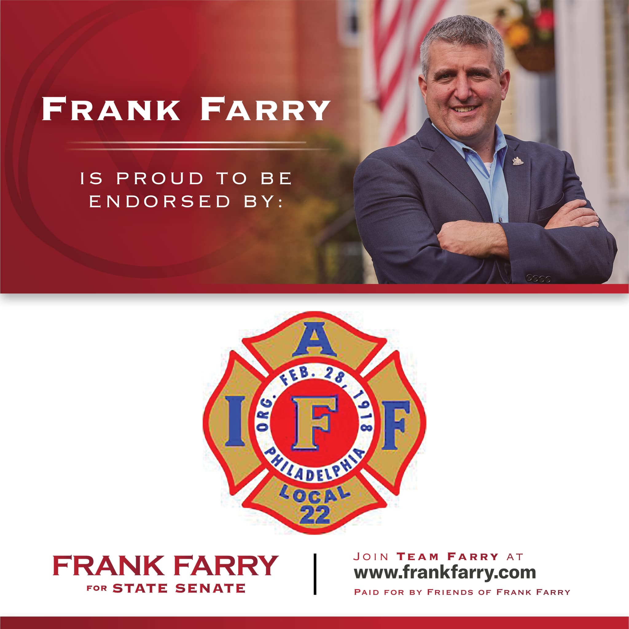 I am always proud to stand... - Frank Farry for State Senate