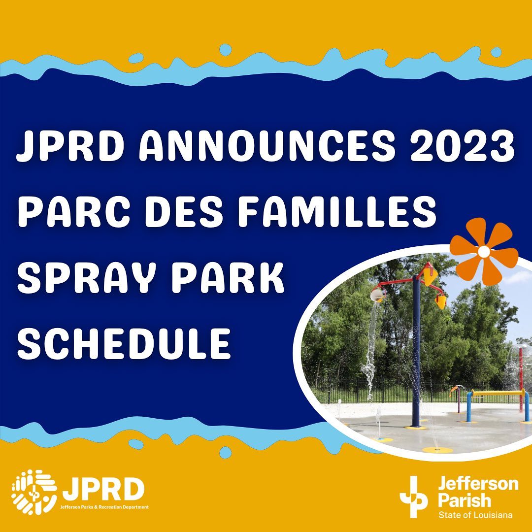 The Parc des Familles Spray Park is now... - Jefferson Parish | Facebook