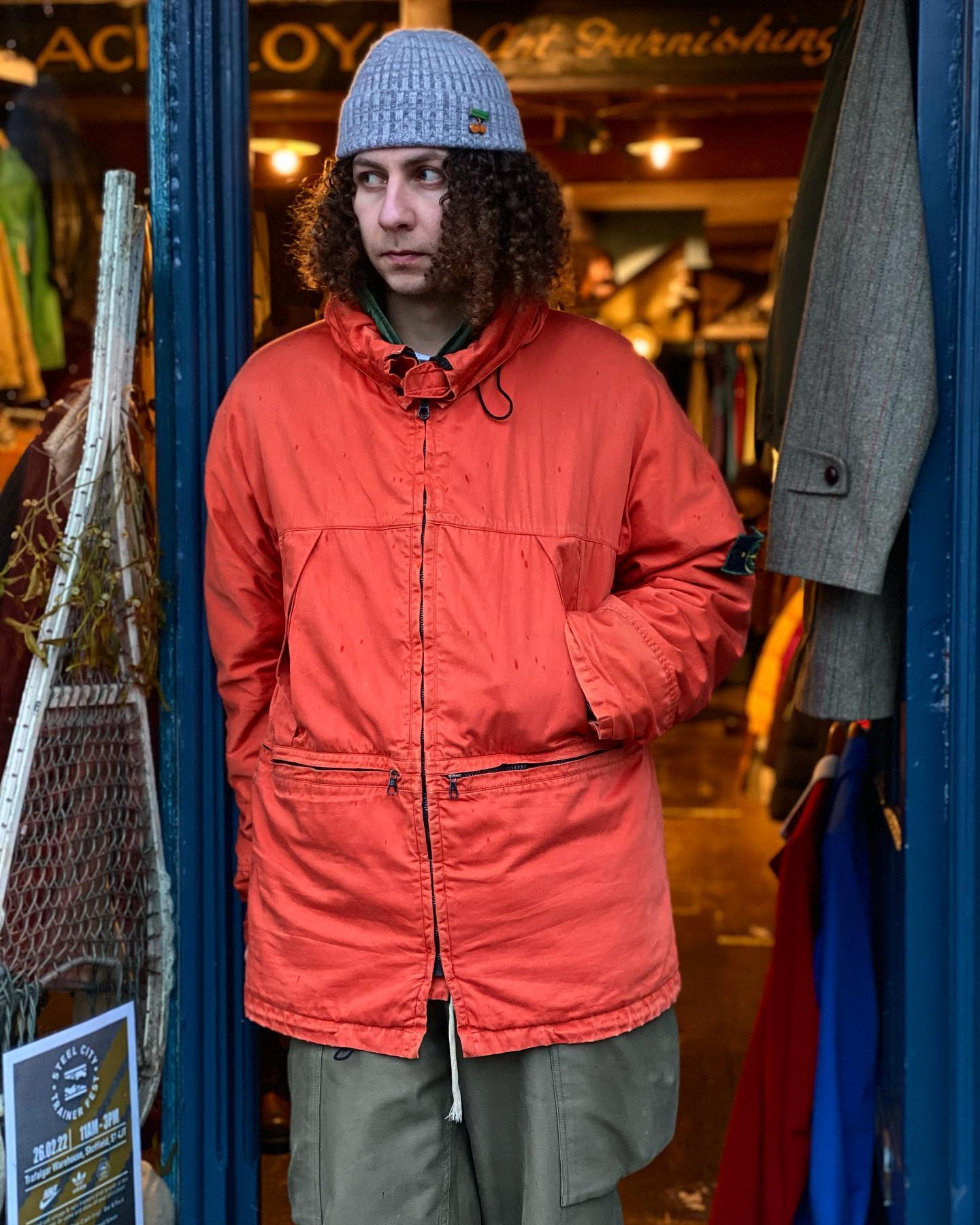 Stone island vintage raso gommato