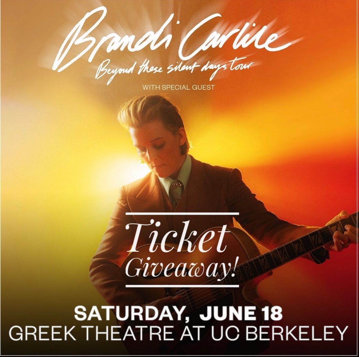 Last artist just dropped and it's a big one 👀🎤 Brandi Carlile is