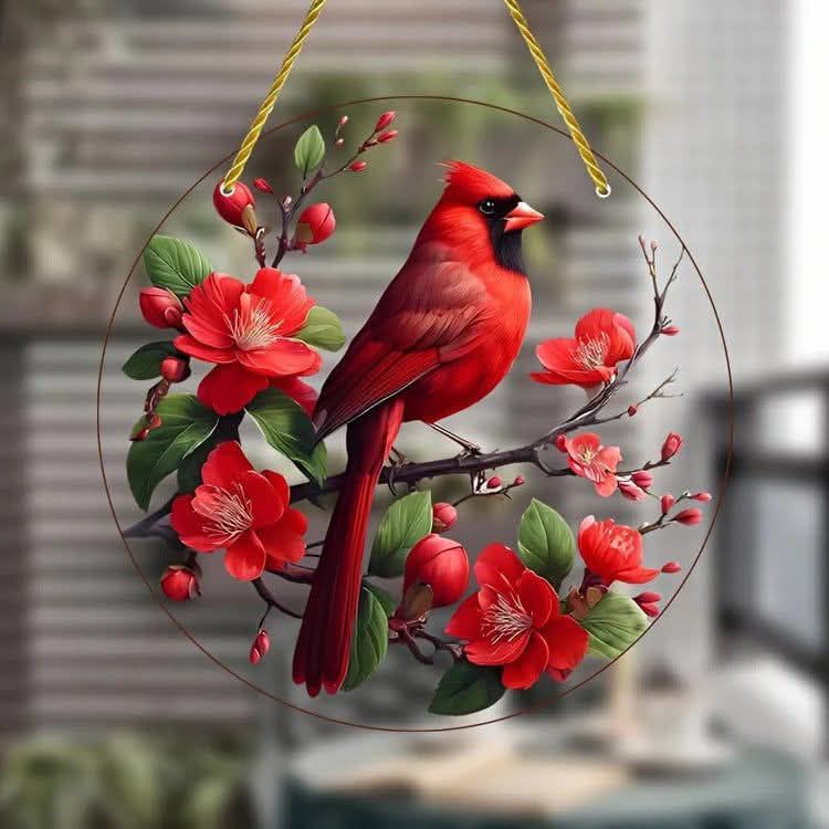 All About Cardinal | Yesterday I got my cardinalHanging Suncatcher ...