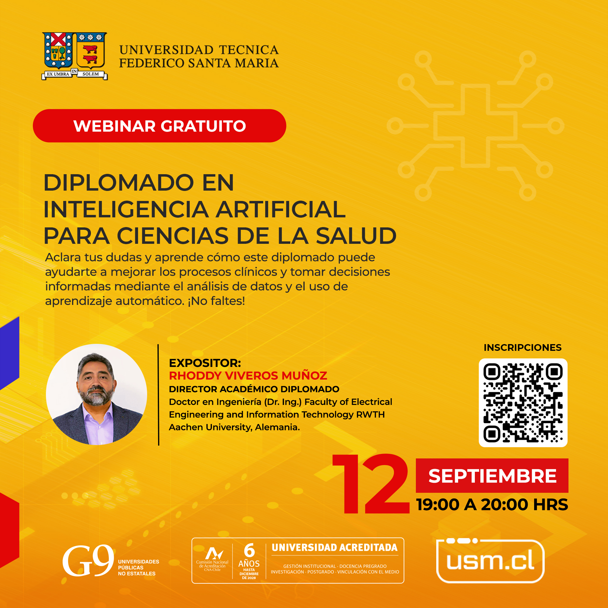 Educación - 📢 ¡Hoy es el Webinar del Diplomado en Inteligencia ...