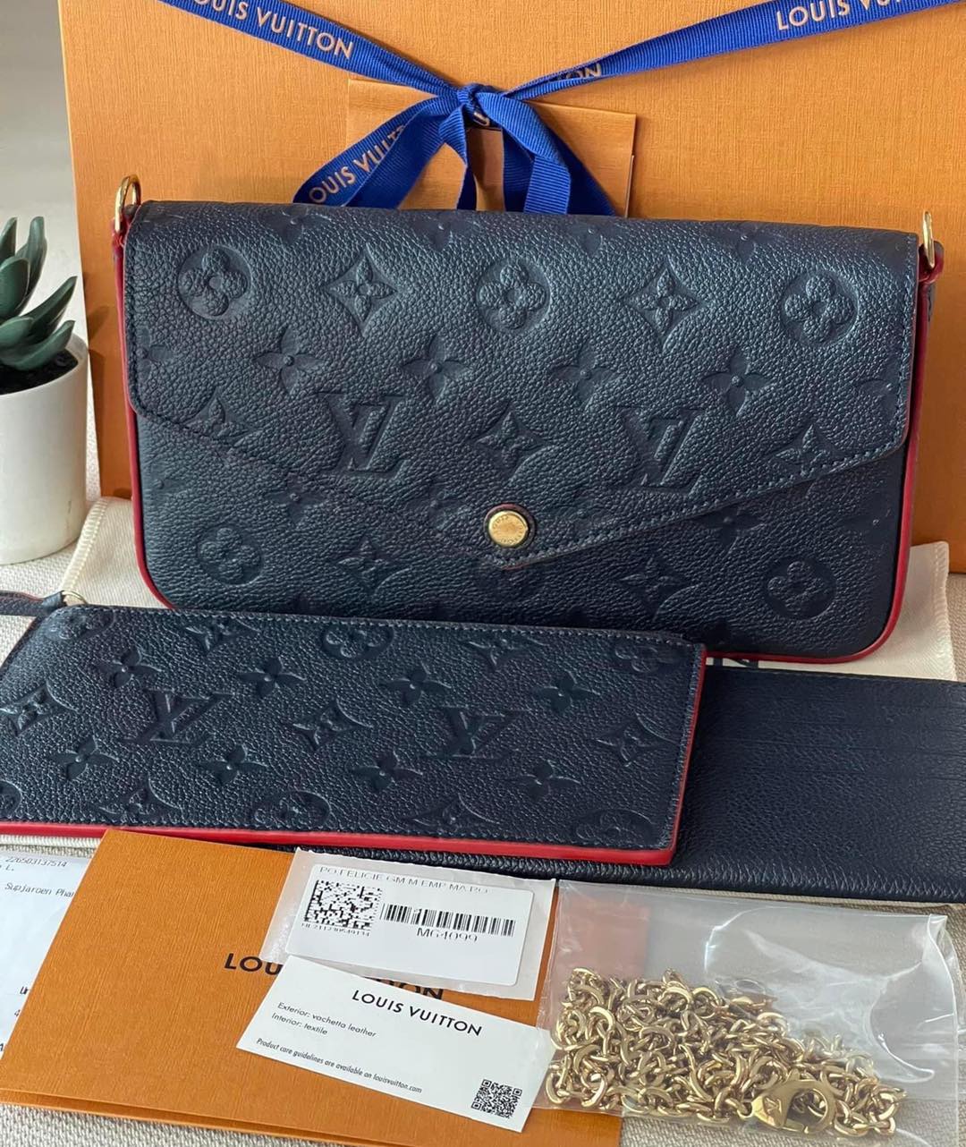 LV Lover By PP. - ขายแล้ว Felicie Empreinte สีMarine... | Facebook