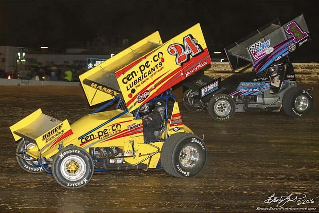 Turn - Happy Birthday to Dustin Baney - racing his #24 against the #1 ...