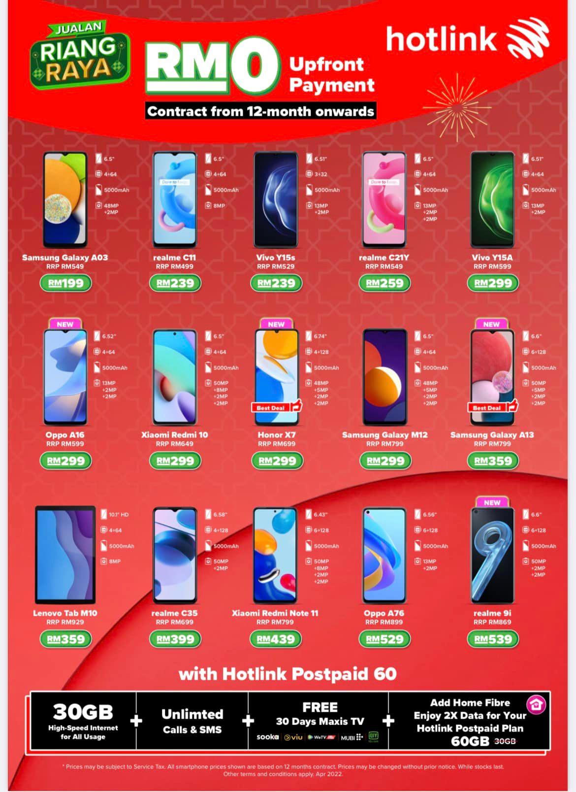 Jualan Riang Raya Hotlink untuk... - Maxis AEON Mall Taiping | Facebook