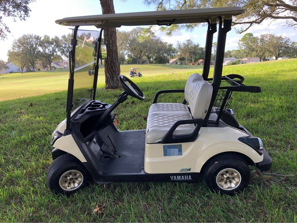 Kit Coprisedili NOKINS Per Carrello Da Golf Yamaha - Anteriori E Posteriori - Nero