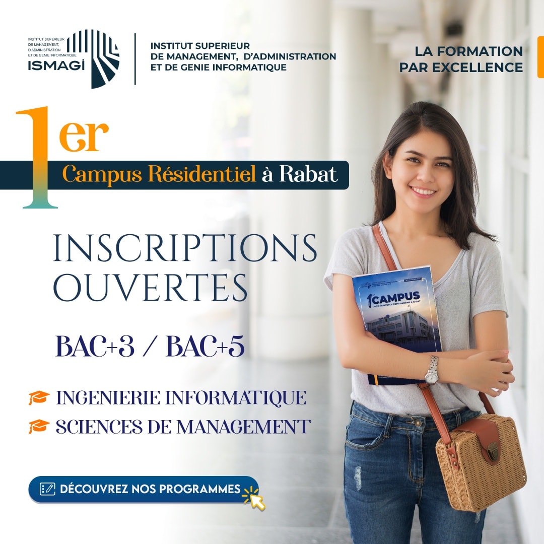 Les inscriptions 22-23... - ISMAGi Rabat Reconnu par l'Etat | Facebook