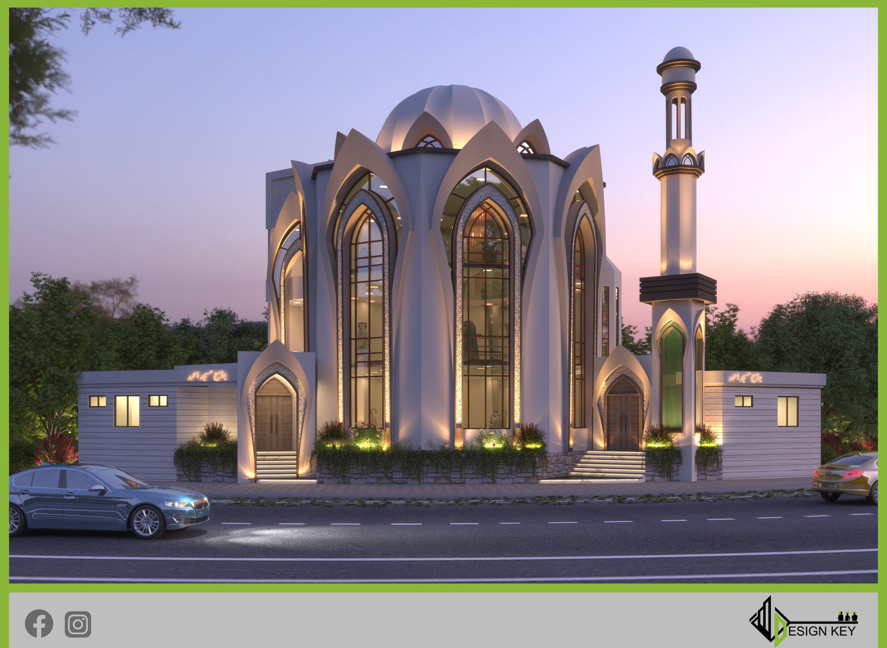 Design Key - Jamia Ahmed Masjid having Octagonal geometry,...
