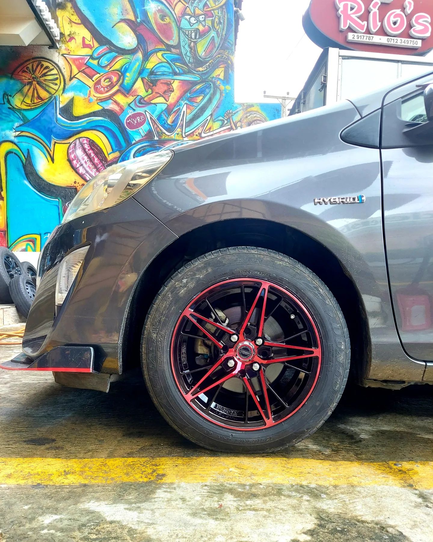 Prestige Wheels - Toyota Aqua fitted with 15