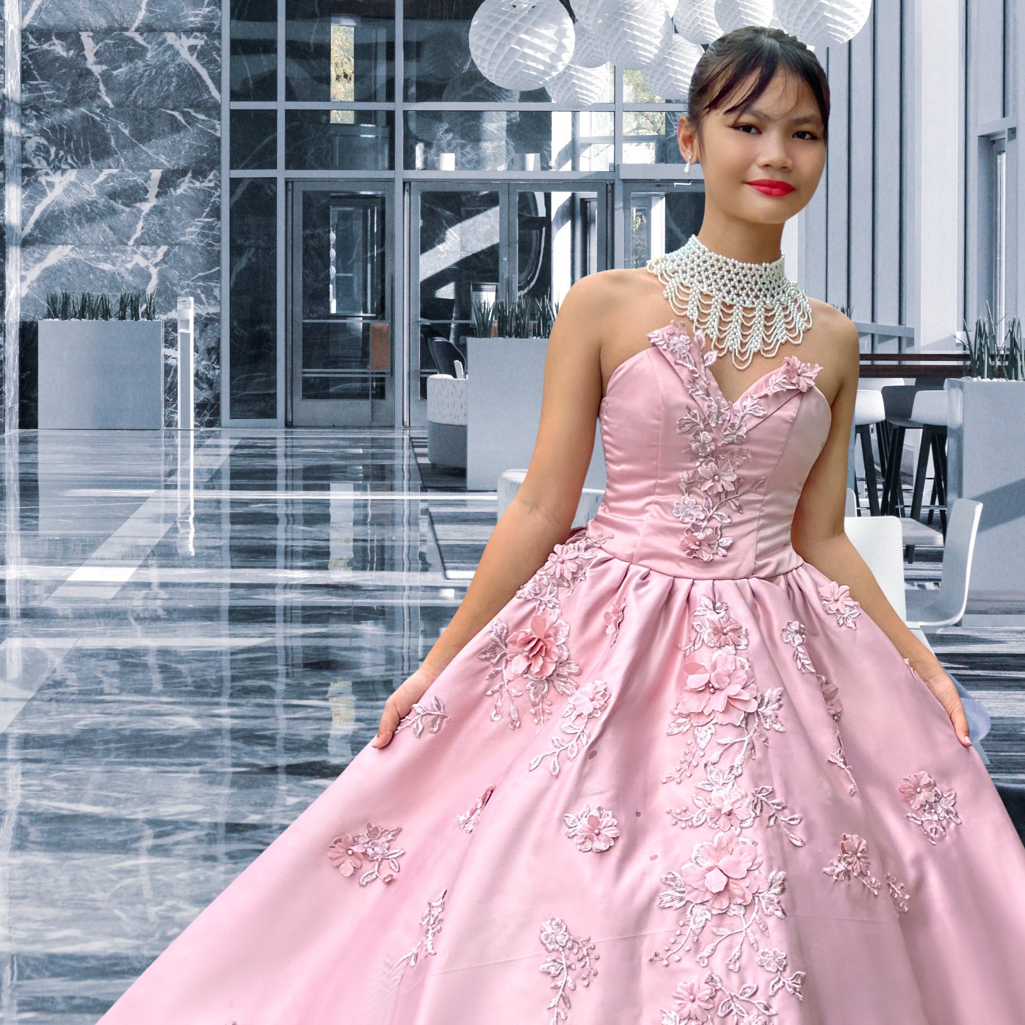backyard casual wedding dress KissProm A-line Tulle Long Dresses with Cap Sleeves, Diamond White / 16 Sleeve Back Azazie Lyra Color:BLACK/NUDE GRADUATION PARTY DRESS