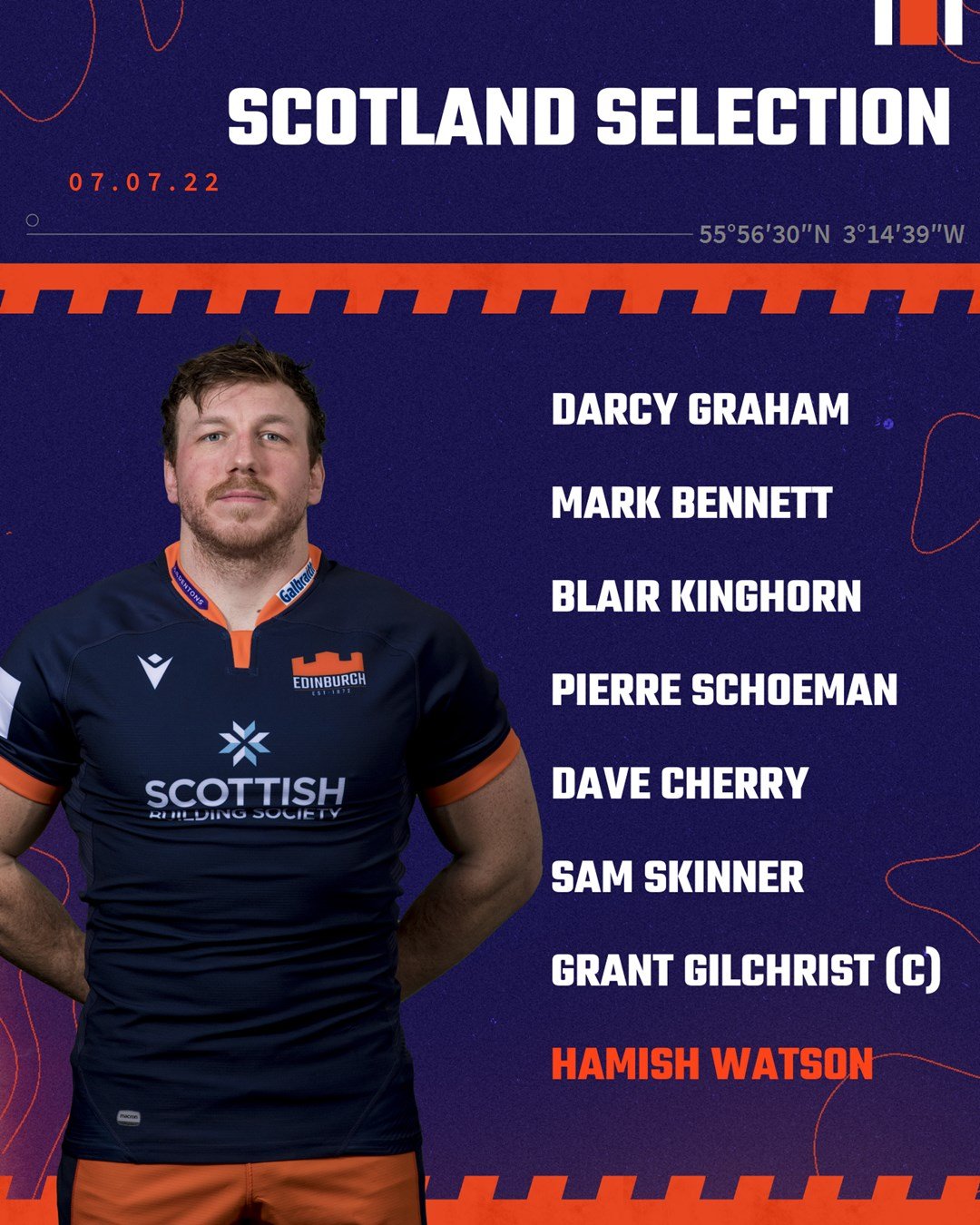 Edinburgh Rugby - 🏴󠁧󠁢󠁳󠁣󠁴󠁿💙 All the best to Hamish Watson... | Facebook